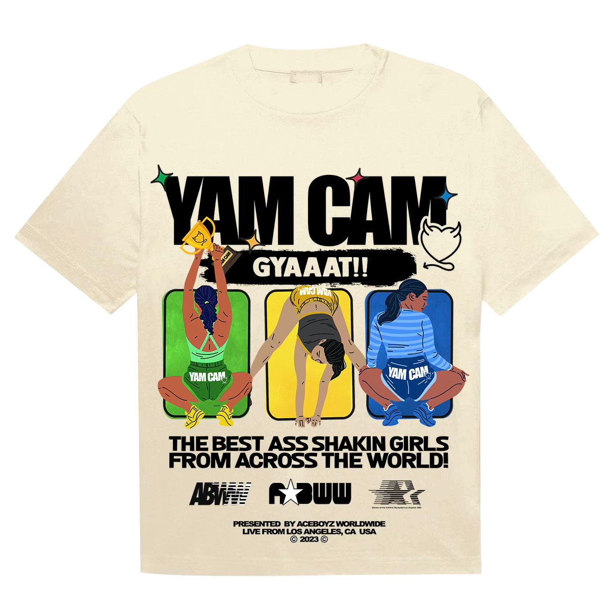 YAMCAM AWARD TSHIRT - OFF WHITE